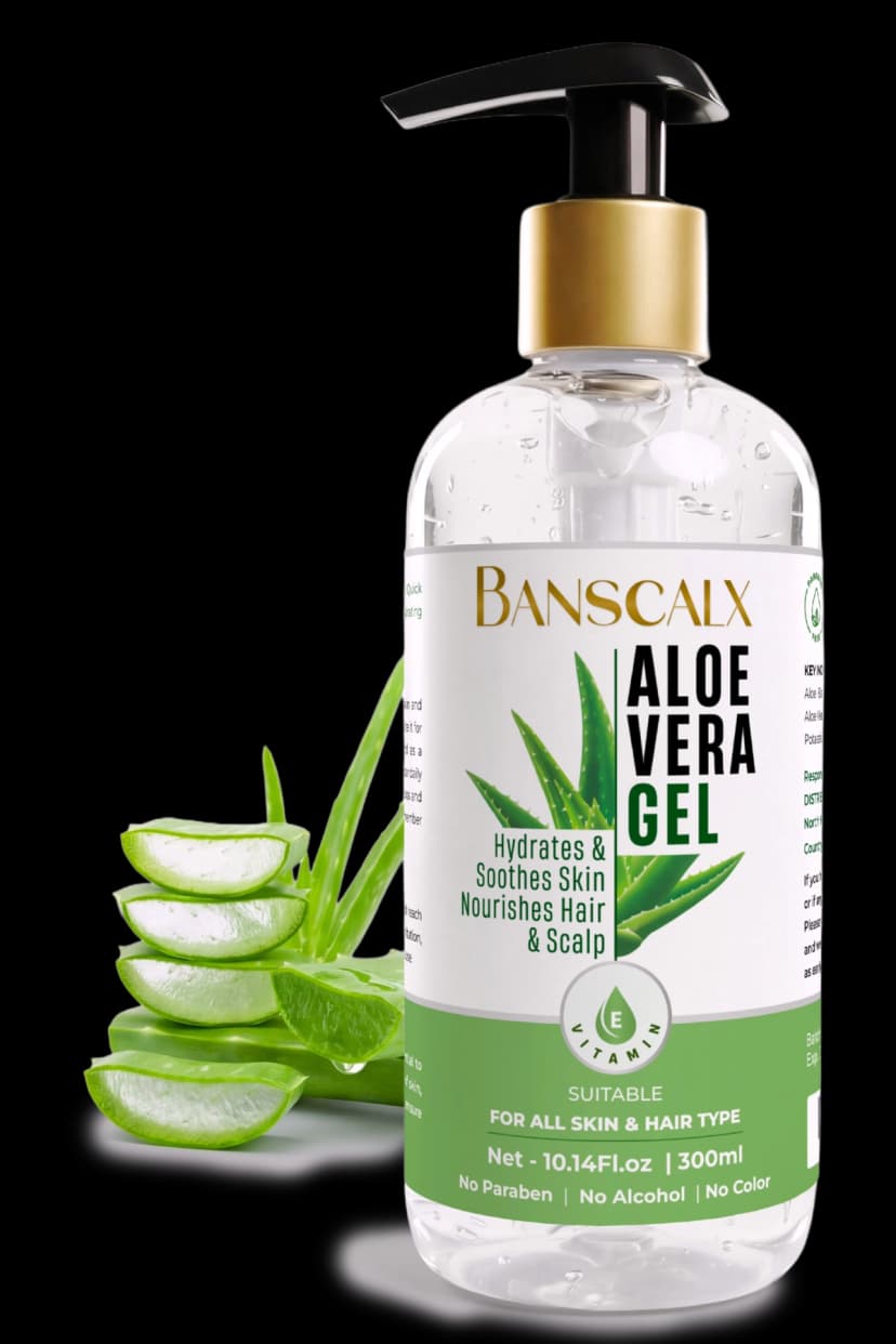 BanscalX 99% Pure Aloe Vera Gel — 300ml bottle